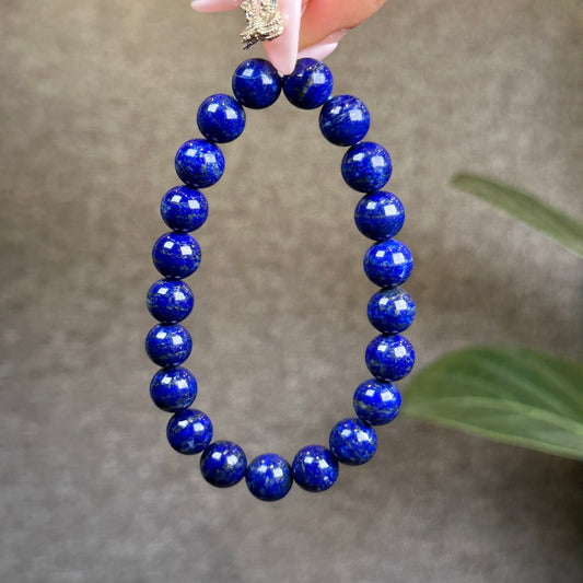 Natural Lapis Lazuli Bracelet Size 8 mm