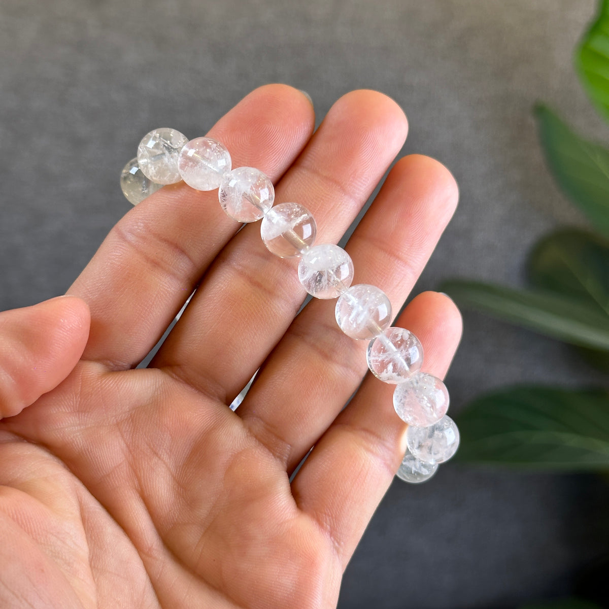 Séricite en Quartz Bracelet Taille 10,7 mm