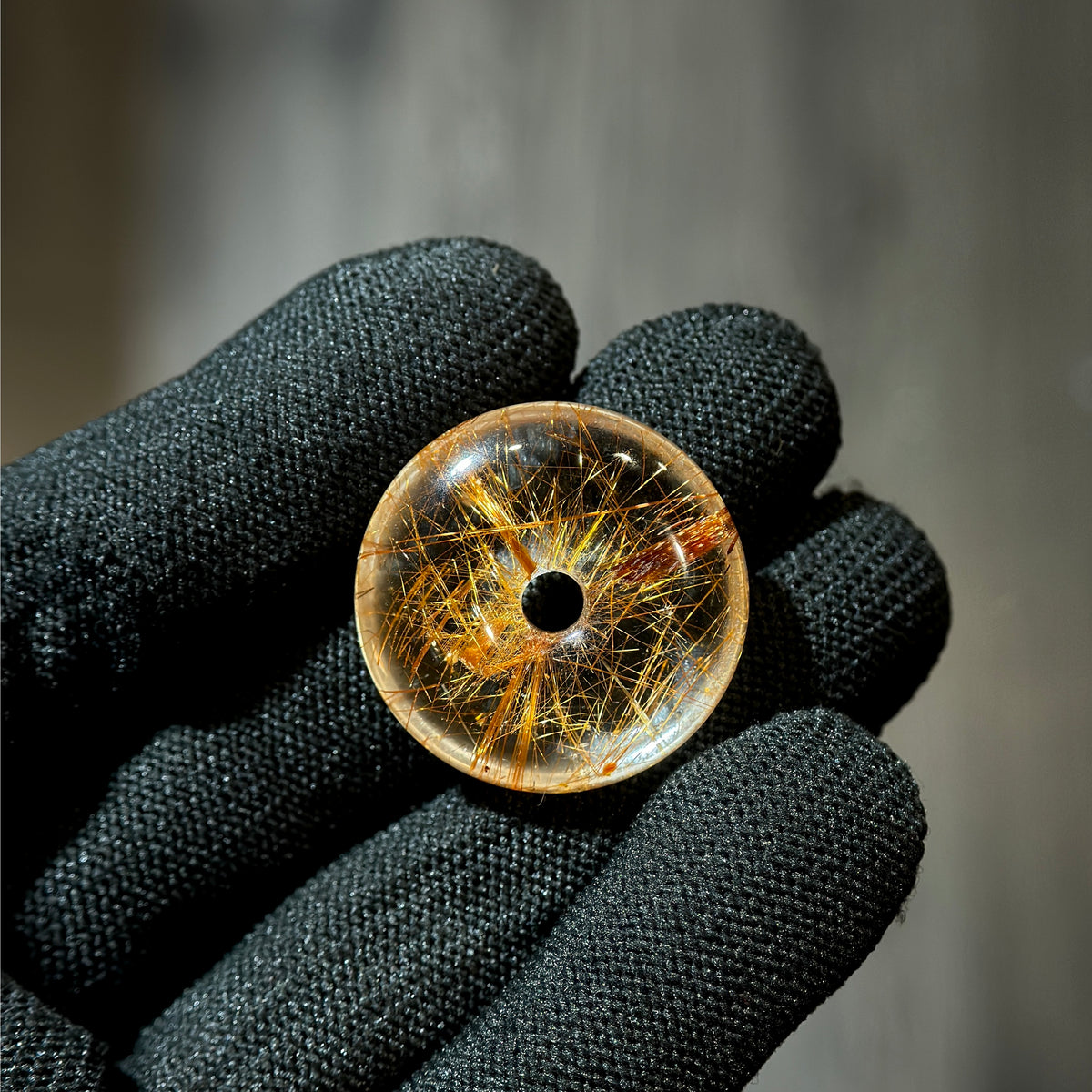 Dong Dieu Red Copper Rutilated Quartz Pendant