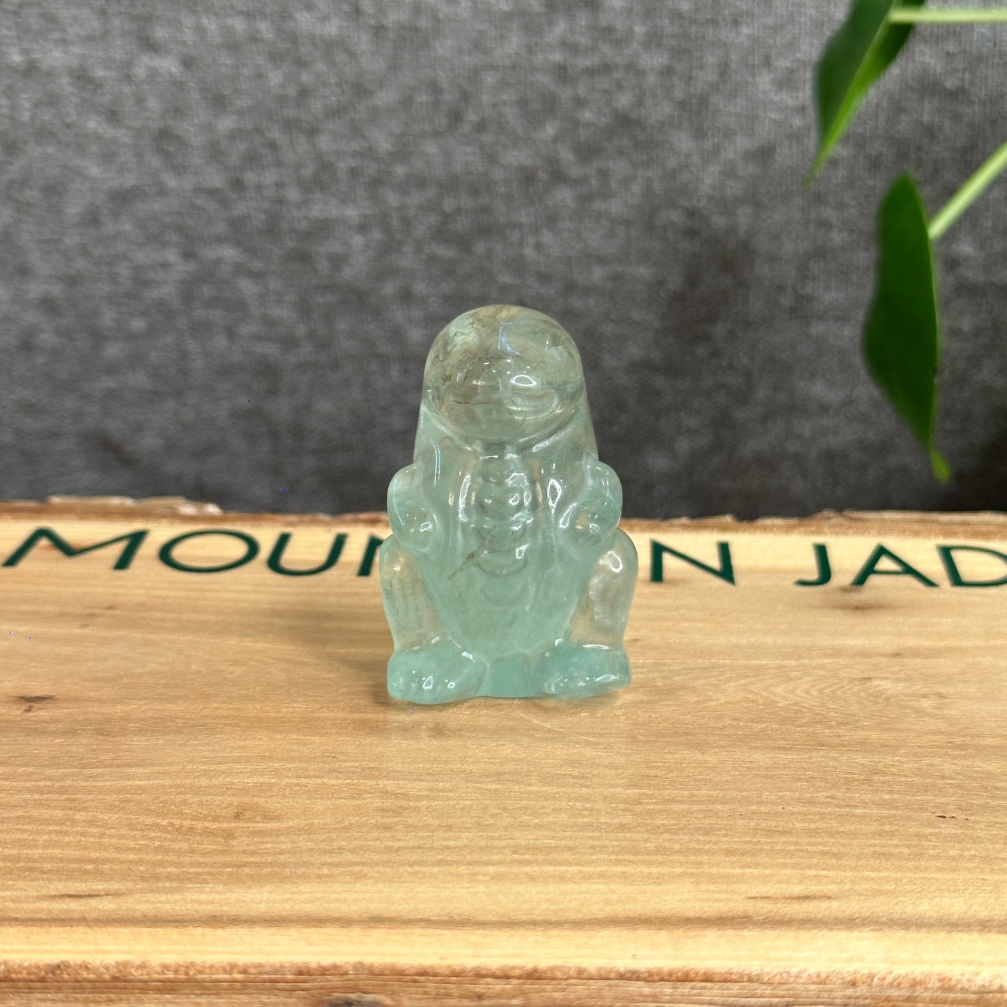 Green Fluorite Dinosaur Figurine