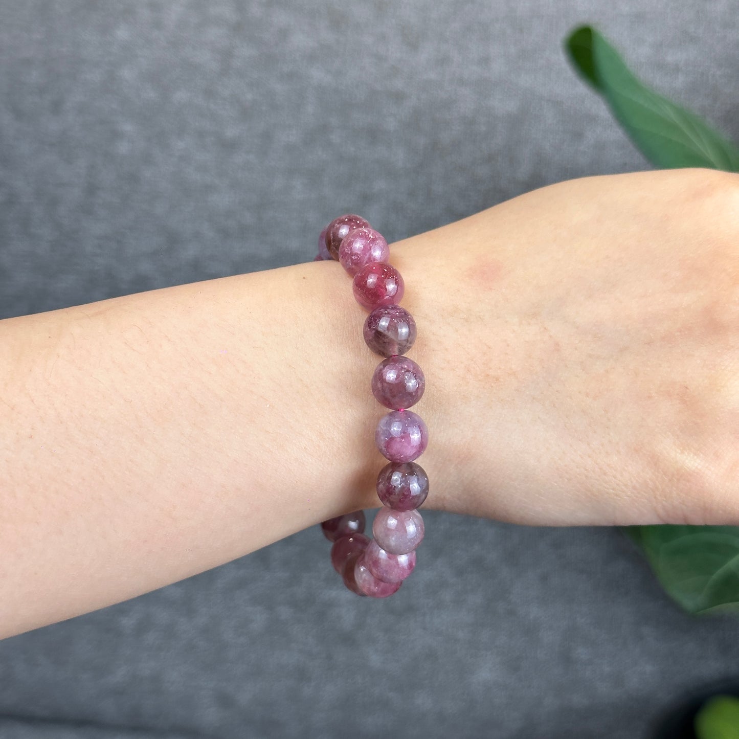 Pink Tourmaline Bracelet Size 9 mm