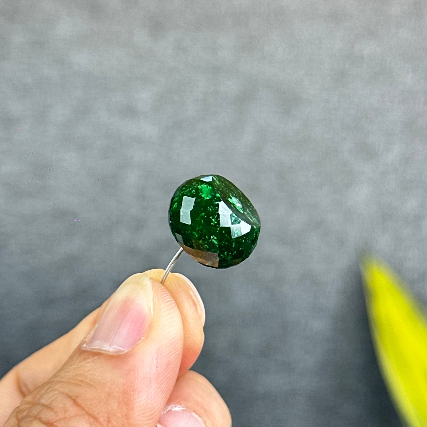 Natural Nephrite Jade Faceted Lu Thong Charm