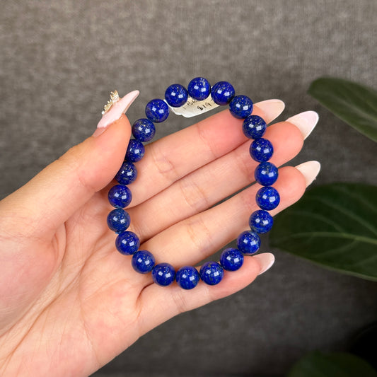 Natural Lapis Lazuli Bracelet Size 8 mm