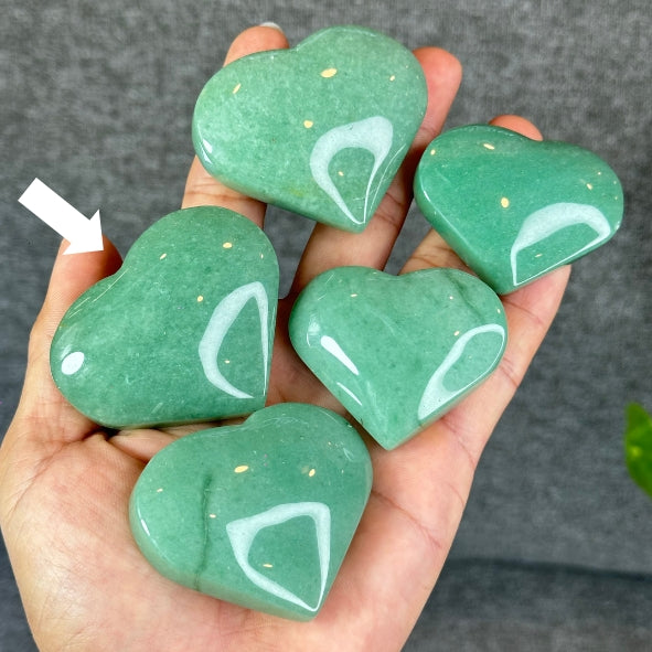 Natural Aventurine Heart