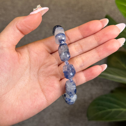 Dumortierite Pixiu Bracelet