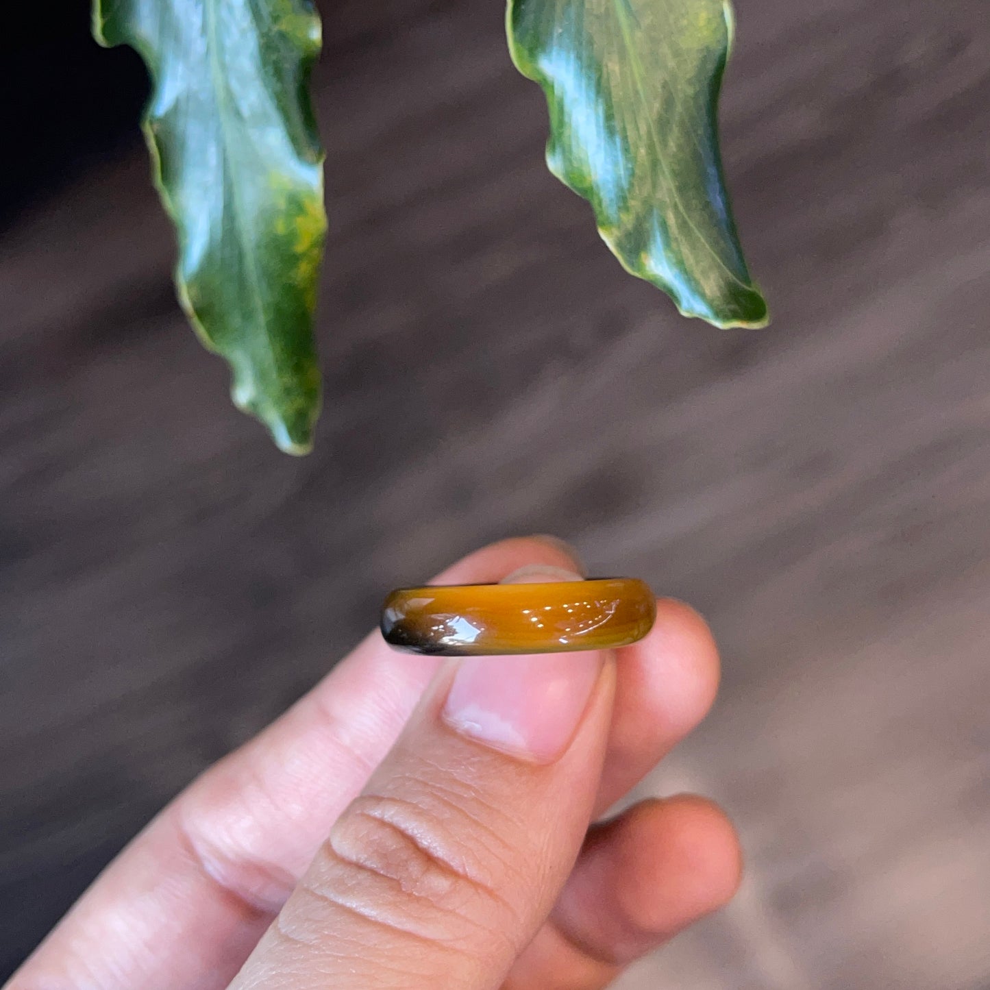 Natural Agate (Brazil) Ring Size 1.8