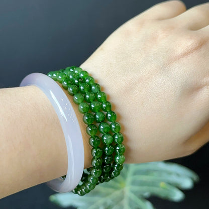 Nephrite Jade Bracelet Size 6 mm