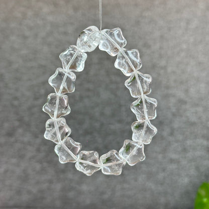 Star Natural Clear Quartz Bracelet Size 10x15 mm