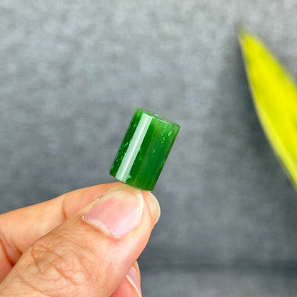 Natural Nephrite Jade Lu Thong Charm