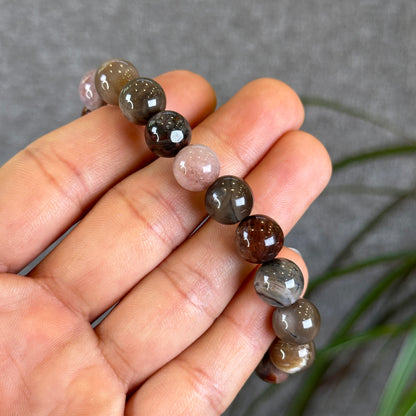 Natural Wood Fossil Bracelet Size 10 mm