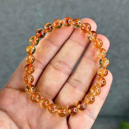 Natural Citrine Bracelet Size 7.5 mm