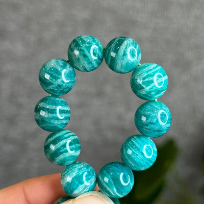 Russian Amazonite Bracelet Size 10.5 mm