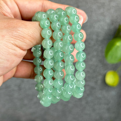Natural Green Aventurine Bracelet Size 8 mm