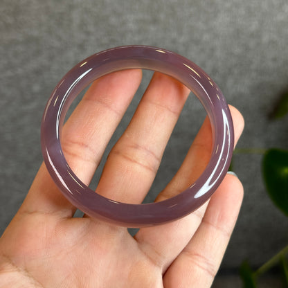 Purple Chalcedony Bangle Size 56.6 mm