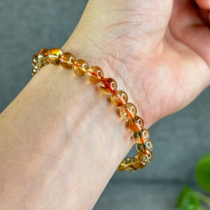 Natural Citrine Bracelet Size 7.5 mm
