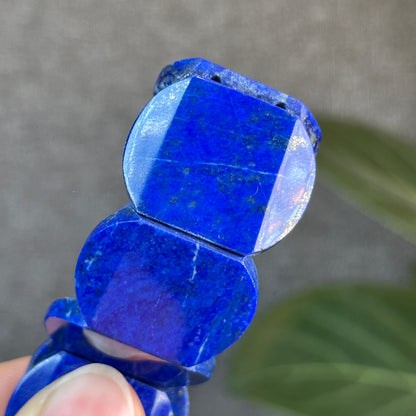 Square Lapis Lazuli Bracelet Size 26 mm