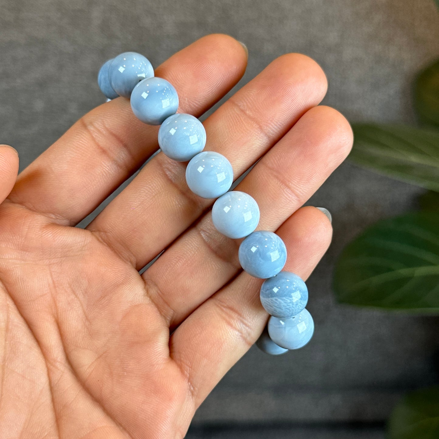 Blue Opal Bracelet size 12 mm