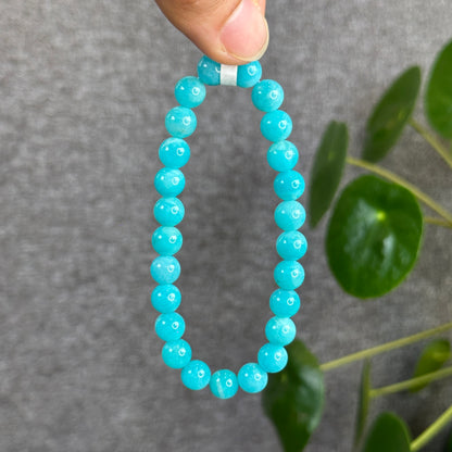 Bracelet Amazonite Taille 8 mm du Pérou