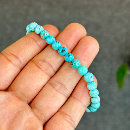 Bracelet Turquoise Naturel Taille 6,3 mm