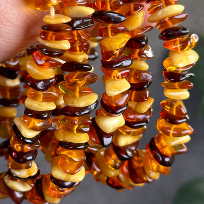 Multi Colour Amber Bracelet Size