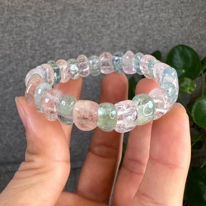 Natural Beryl Mixed Cuff Bracelet from Brazil