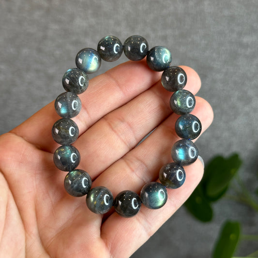 Dark Galaxy Labradorite Bracelet Size 11 mm