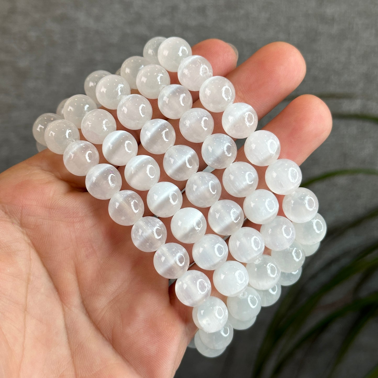 Selenite Bracelet Size 10.5 mm