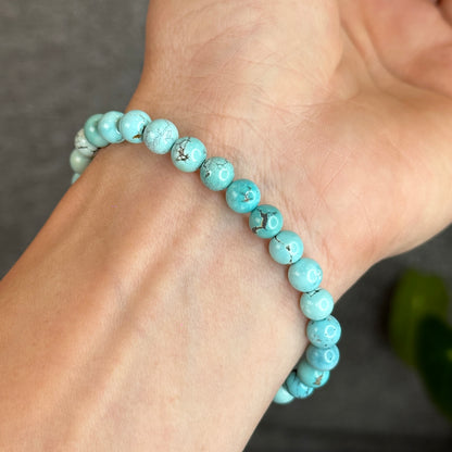 Natural Turquoise Bracelet Size 6.3 mm