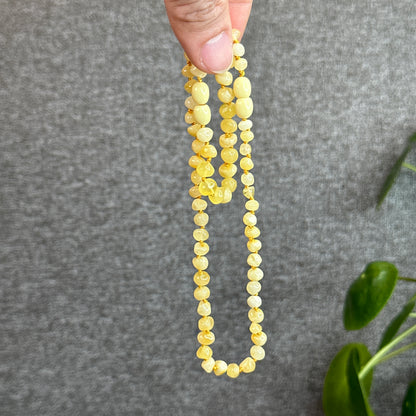 Amber Necklace and Bracelet Set for Kids