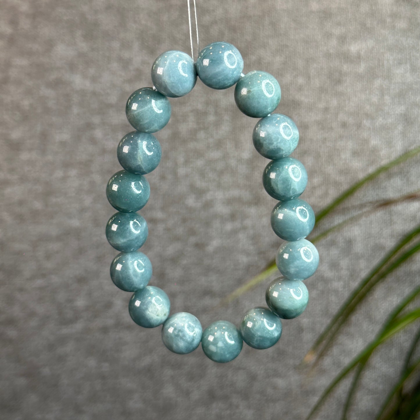 Natural Jadeite Jade Bracelet Size 12 mm