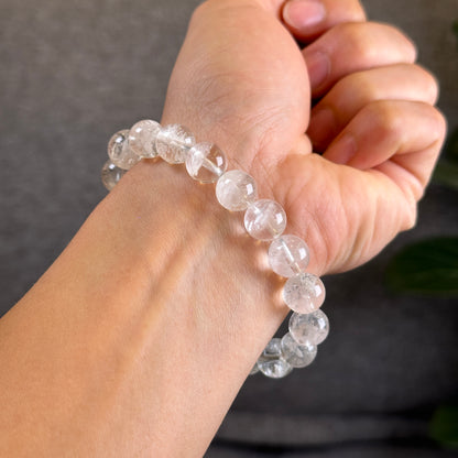 Séricite en Quartz Bracelet Taille 10,7 mm