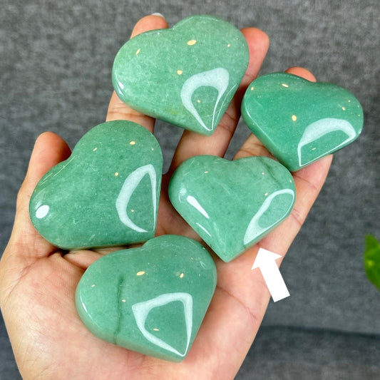 Natural Aventurine Heart
