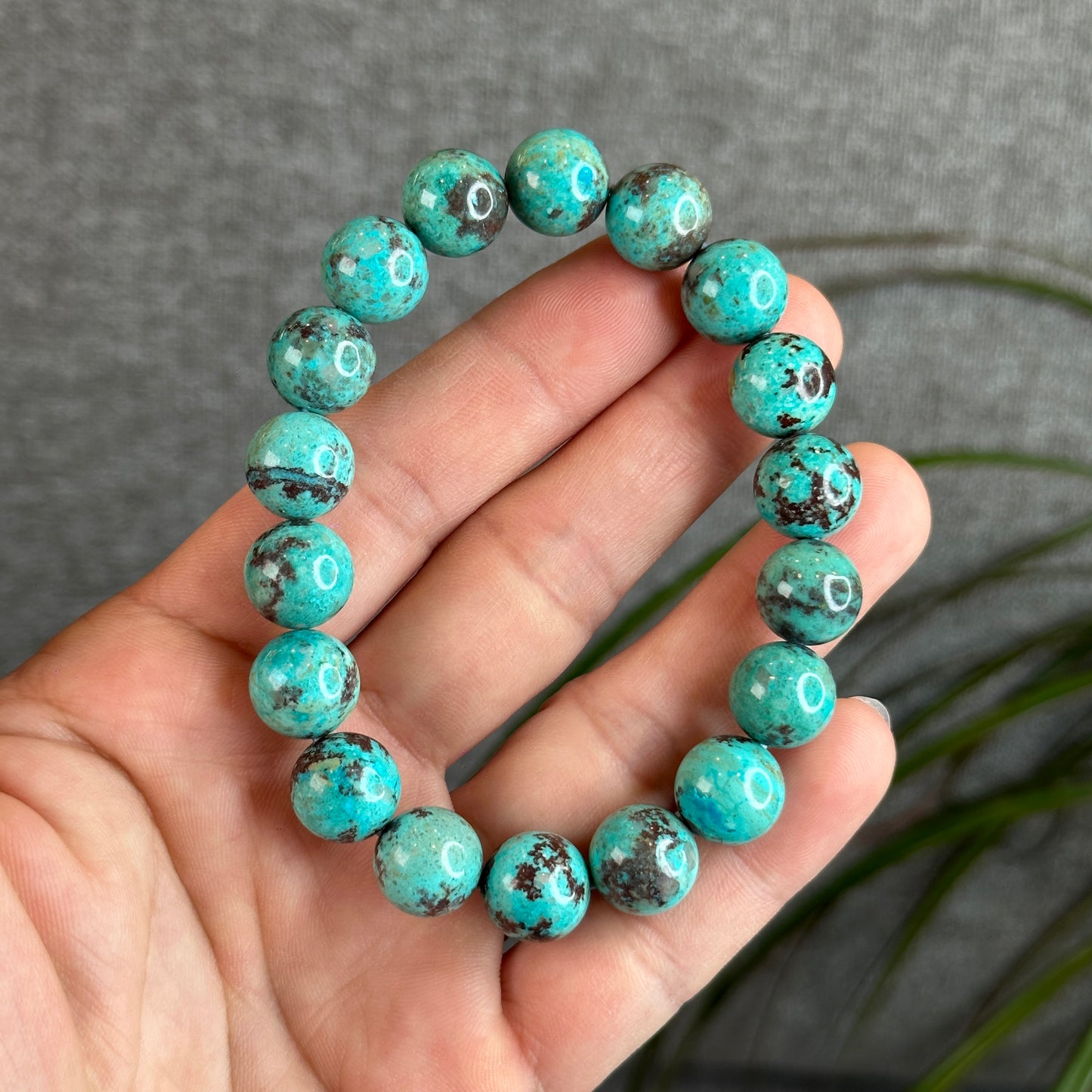 Phoenix Chrysocolla mixed Turquoise Bracelet Size 12 mm