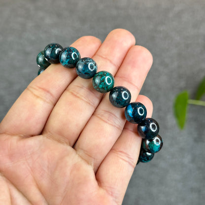 Natural Chrysocolla Bracelet Size 11 mm