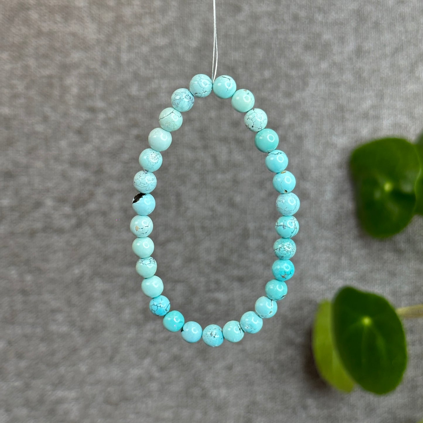 Natural Turquoise Bracelet Size 6.3 mm