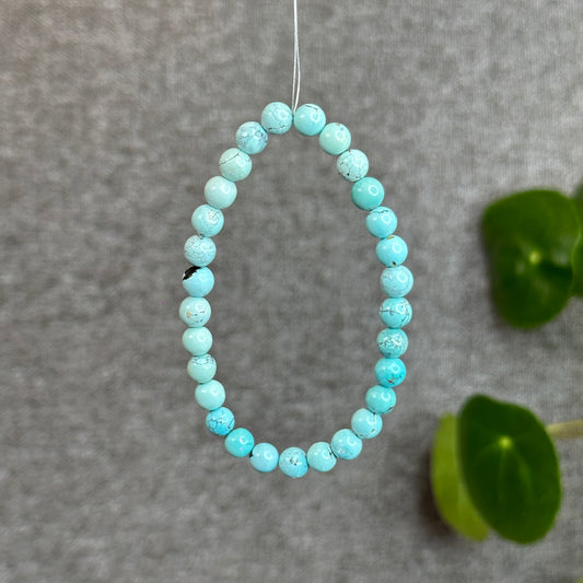 Natural Turquoise Bracelet Size 6.3 mm