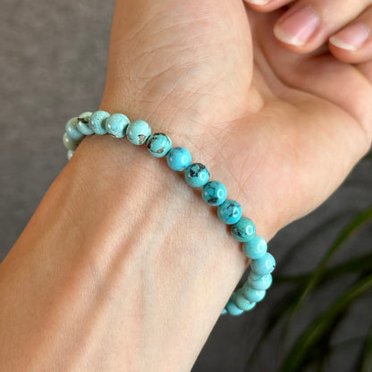 Natural Turquoise Bracelet Size 6.3 mm