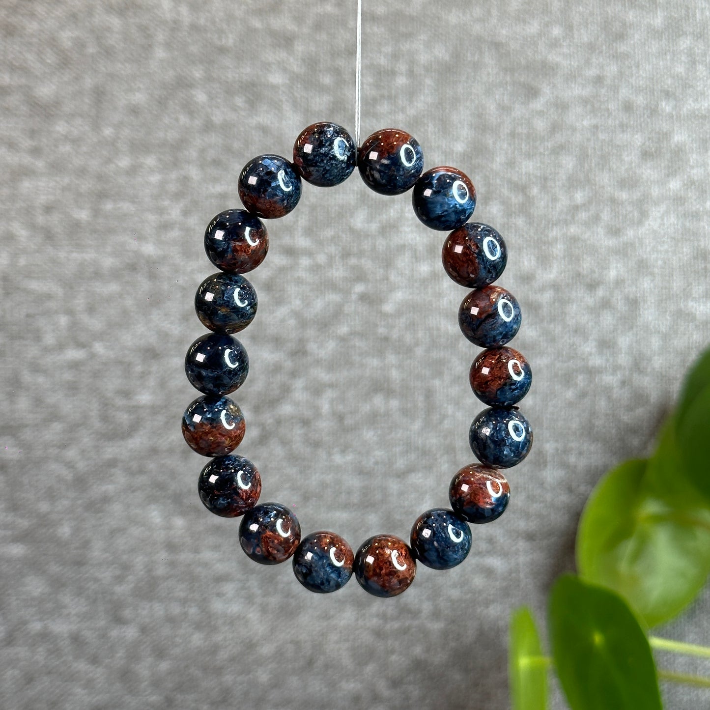 Burgundy Blue Pietersite Bracelet size 11.3 mm