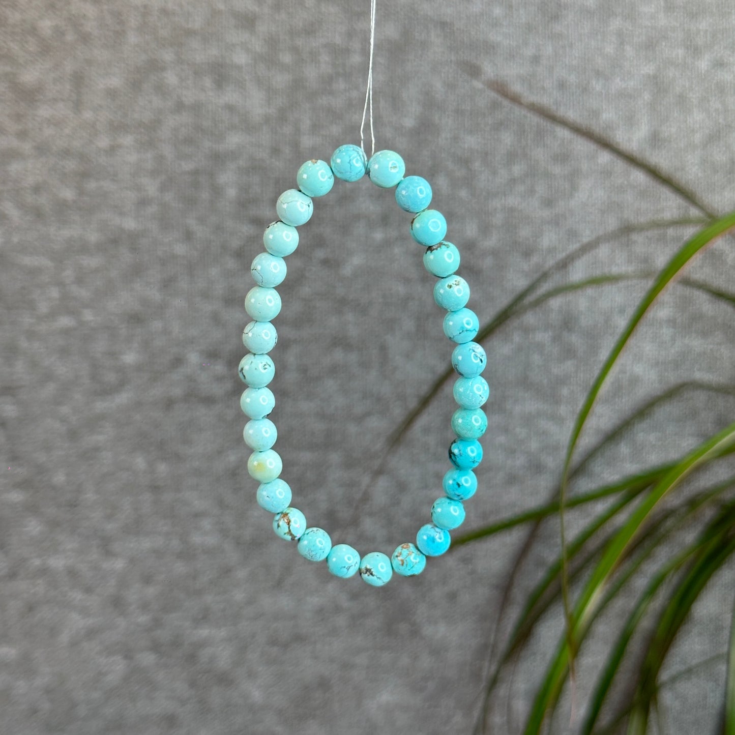 Natural Turquoise Bracelet Size 6.3 mm