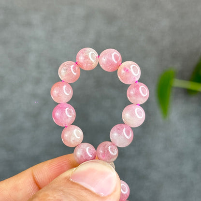 Pink Tourmaline Bracelet Size 7.2 mm