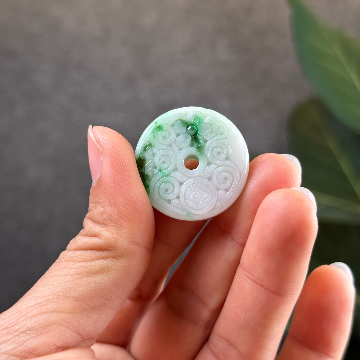 Natural Jadeite Jade Donut