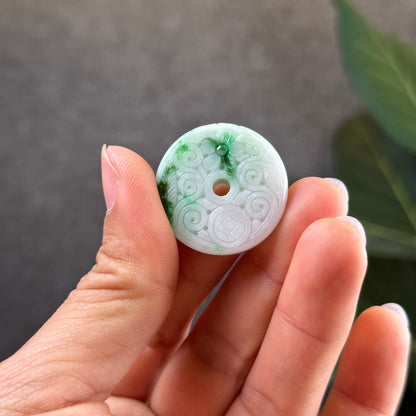 Natural Jadeite Jade Donut