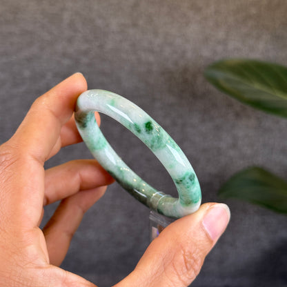 Son Thuy Vert Clair Jadéite Jade Bracelet Baguettes Style Taille 51 mm