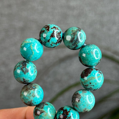 Phoenix Chrysocolla mixed Turquoise Bracelet Size 12 mm