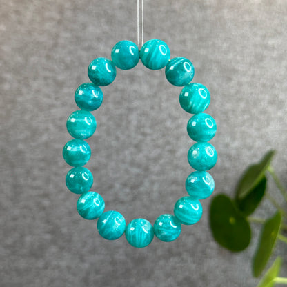 Deep Sea Russian Amazonite Bracelet Size 12 mm