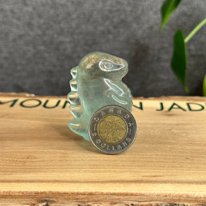 Green Fluorite Dinosaur Figurine