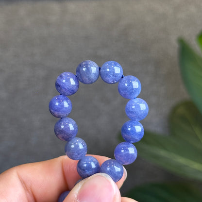 Natural Tanzanite Bracelet Size 9.2 mm