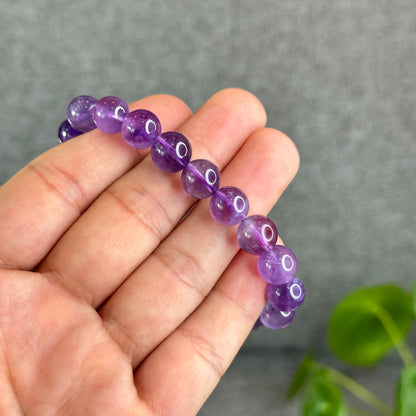 Natural Amethyst VIP Bracelet Size 9.5-10 mm