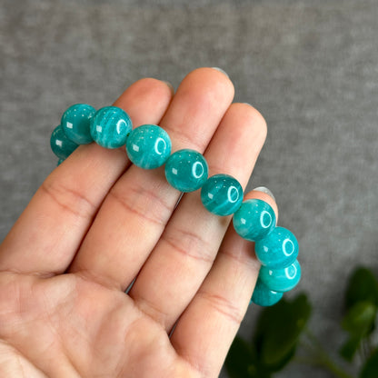 Deep Sea Russian Amazonite Bracelet Size 12 mm