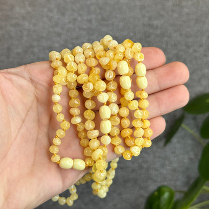 Amber Necklace and Bracelet Set for Kids